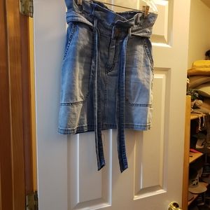 Free people Jean skirt